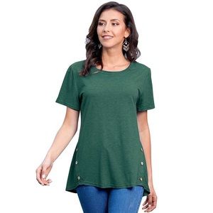 Zenana Pine Green Tunic Top